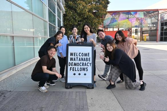 Group photo of fellows at JANM